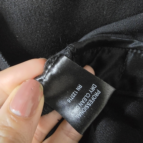 Kaufmanfranco Wool zipper hem black pants classic Neutral office - Picture 12 of 14